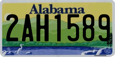 AL license plate 2AH1589