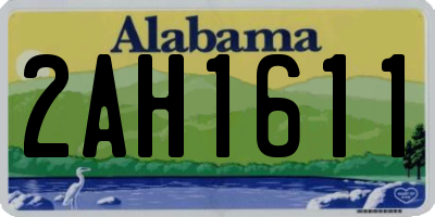 AL license plate 2AH1611