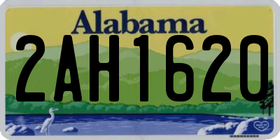 AL license plate 2AH1620