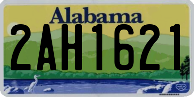 AL license plate 2AH1621