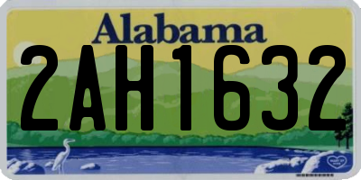 AL license plate 2AH1632