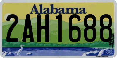 AL license plate 2AH1688