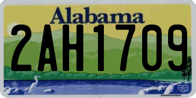 AL license plate 2AH1709