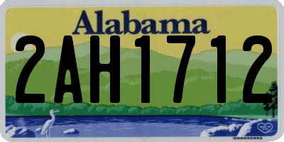 AL license plate 2AH1712