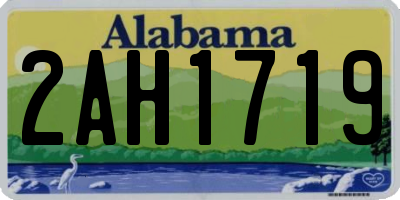 AL license plate 2AH1719