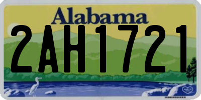 AL license plate 2AH1721