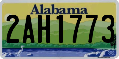 AL license plate 2AH1773