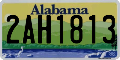 AL license plate 2AH1813
