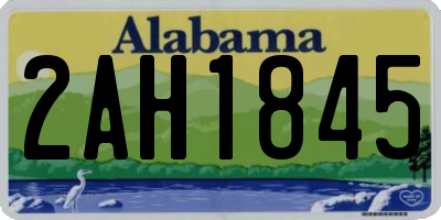 AL license plate 2AH1845