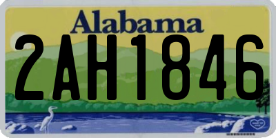 AL license plate 2AH1846