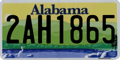 AL license plate 2AH1865