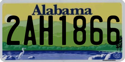 AL license plate 2AH1866