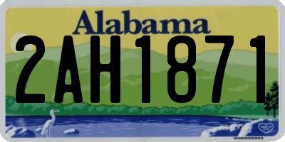AL license plate 2AH1871