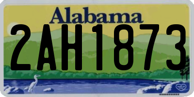 AL license plate 2AH1873