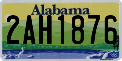 AL license plate 2AH1876