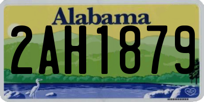 AL license plate 2AH1879