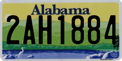 AL license plate 2AH1884