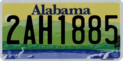 AL license plate 2AH1885