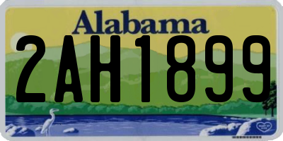AL license plate 2AH1899