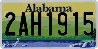 AL license plate 2AH1915