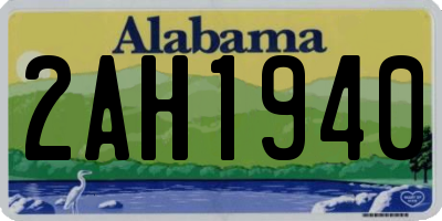 AL license plate 2AH1940