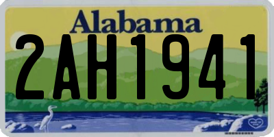 AL license plate 2AH1941