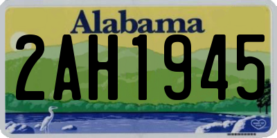 AL license plate 2AH1945