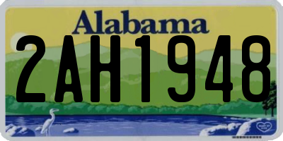 AL license plate 2AH1948