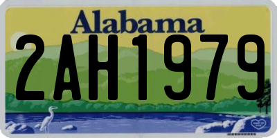 AL license plate 2AH1979