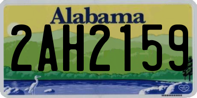 AL license plate 2AH2159