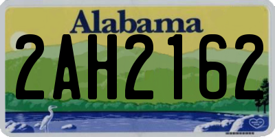 AL license plate 2AH2162