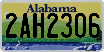 AL license plate 2AH2306