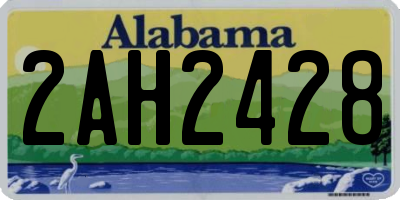 AL license plate 2AH2428