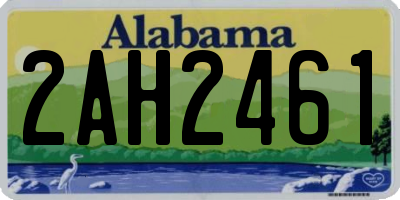 AL license plate 2AH2461