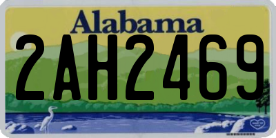 AL license plate 2AH2469