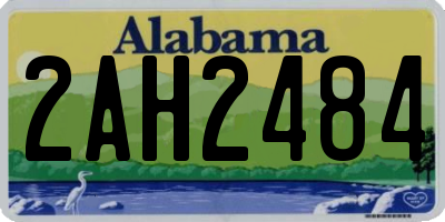 AL license plate 2AH2484