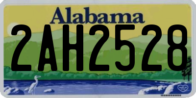 AL license plate 2AH2528