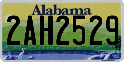 AL license plate 2AH2529