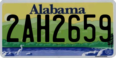 AL license plate 2AH2659