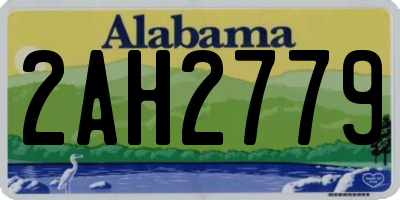 AL license plate 2AH2779