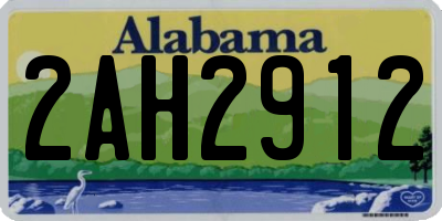AL license plate 2AH2912