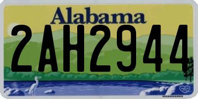 AL license plate 2AH2944