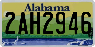 AL license plate 2AH2946