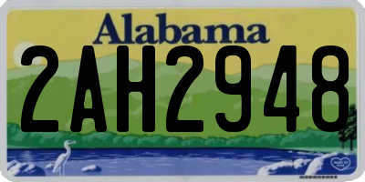 AL license plate 2AH2948