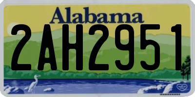 AL license plate 2AH2951