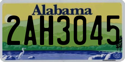 AL license plate 2AH3045