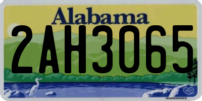 AL license plate 2AH3065