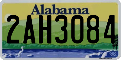 AL license plate 2AH3084