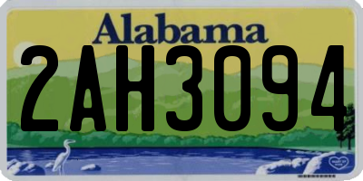 AL license plate 2AH3094