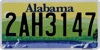 AL license plate 2AH3147
